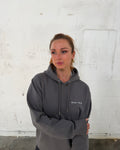DISCIPLINE WINS. — Anthrazit Hoodie