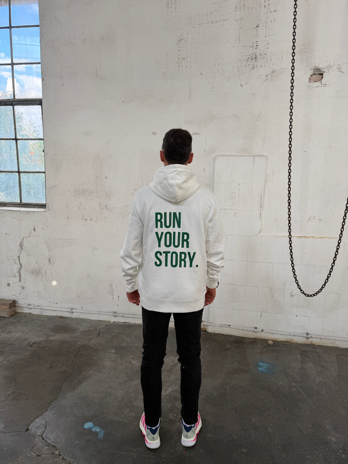 RUN YOUR STORY. — Off-White Hoodie