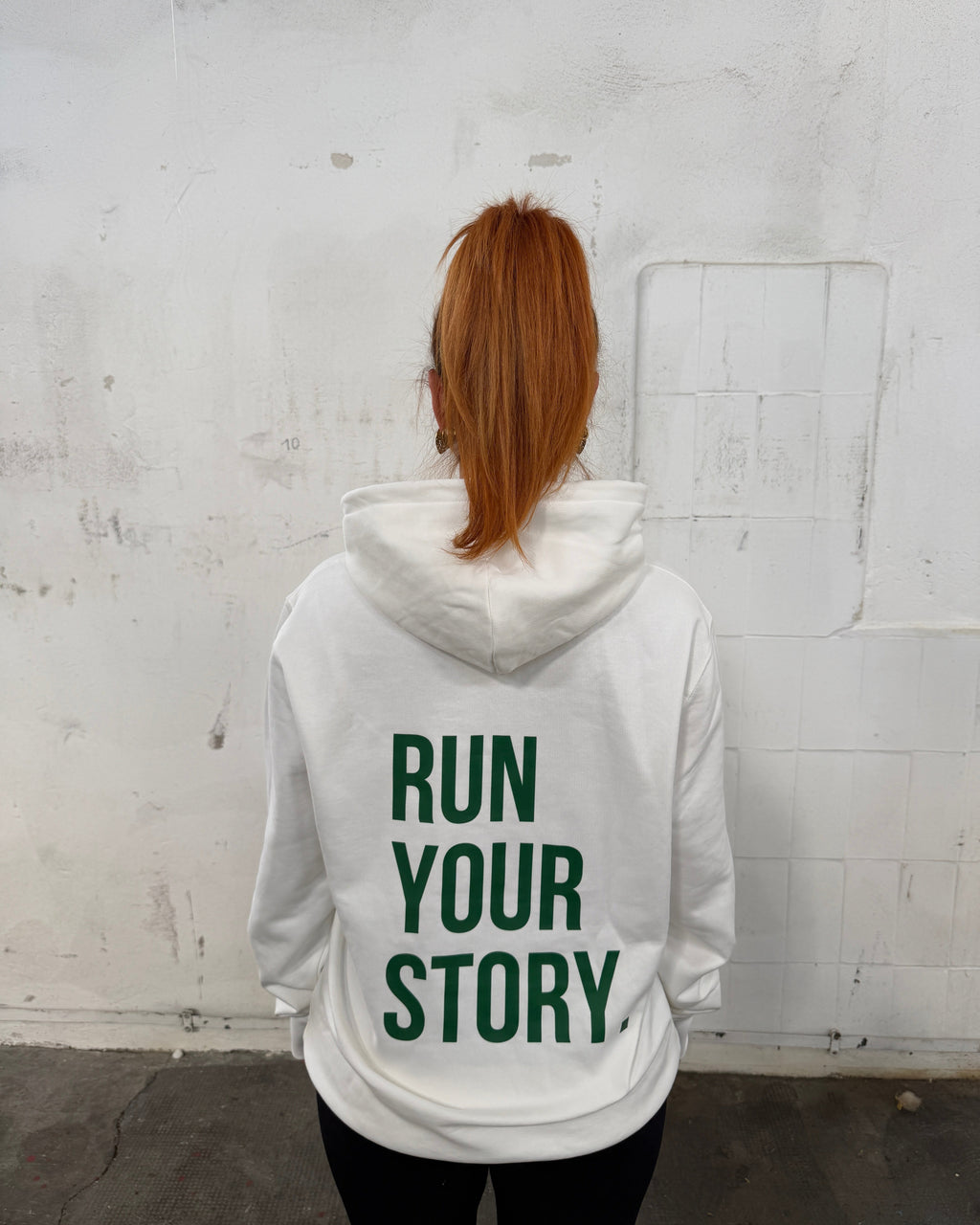 RUN YOUR STORY. — Off-White Hoodie