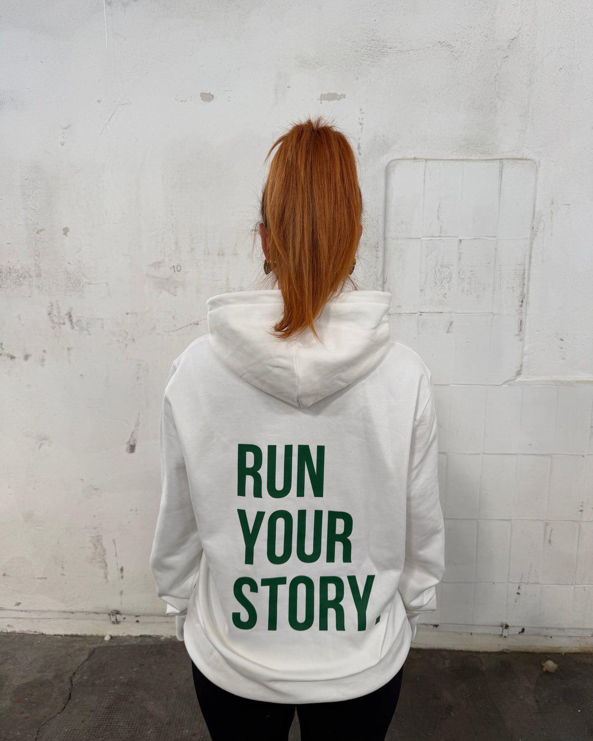 RUN YOUR STORY. — Off-White Hoodie