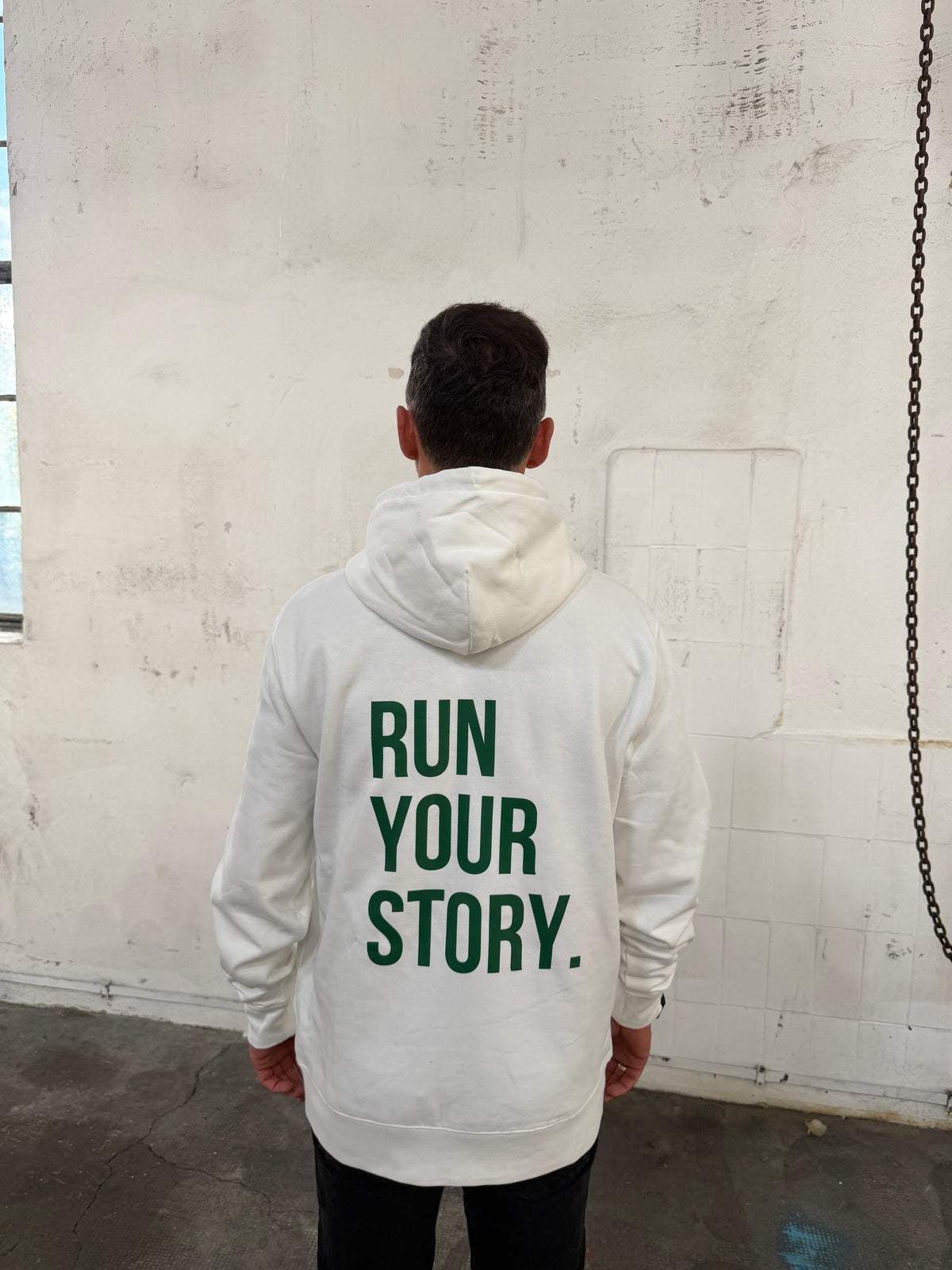 RUN YOUR STORY. — Off-White Hoodie