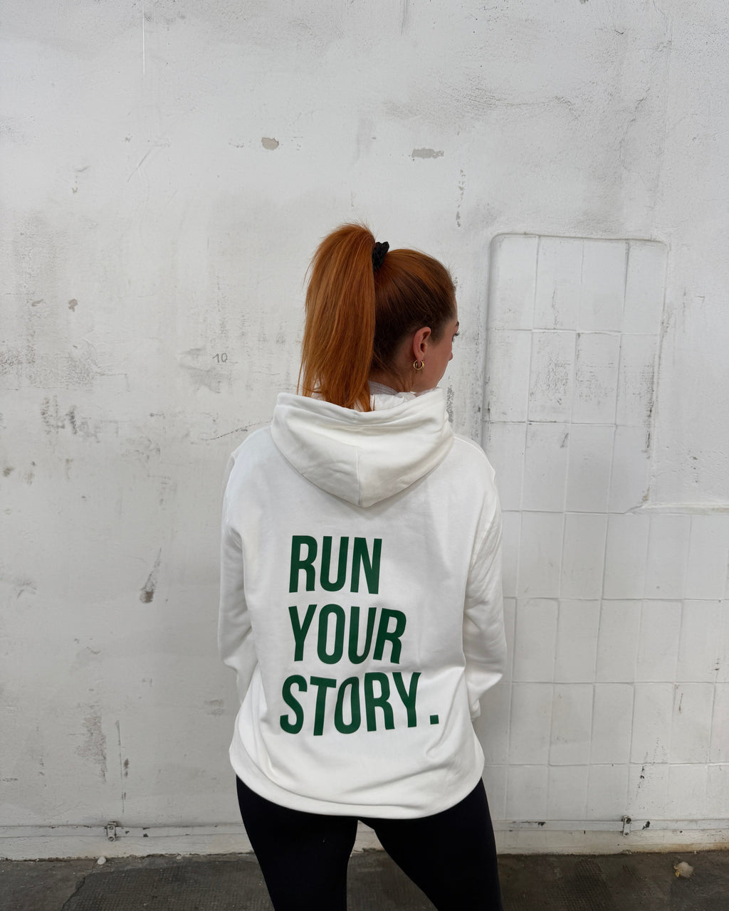 RUN YOUR STORY. — Off-White Hoodie