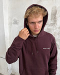 EVERY STEP. EVERY DAY. BETTER THAN YESTERDAY. — Red-Brown Hoodie