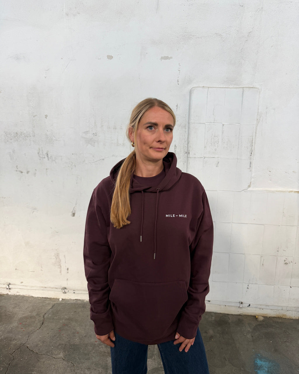 EVERY STEP. EVERY DAY. BETTER THAN YESTERDAY. — Red-Brown Hoodie